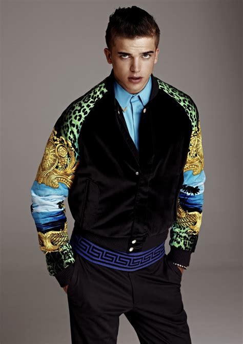 versace for h&m men's shirt|Versace for h&m show.